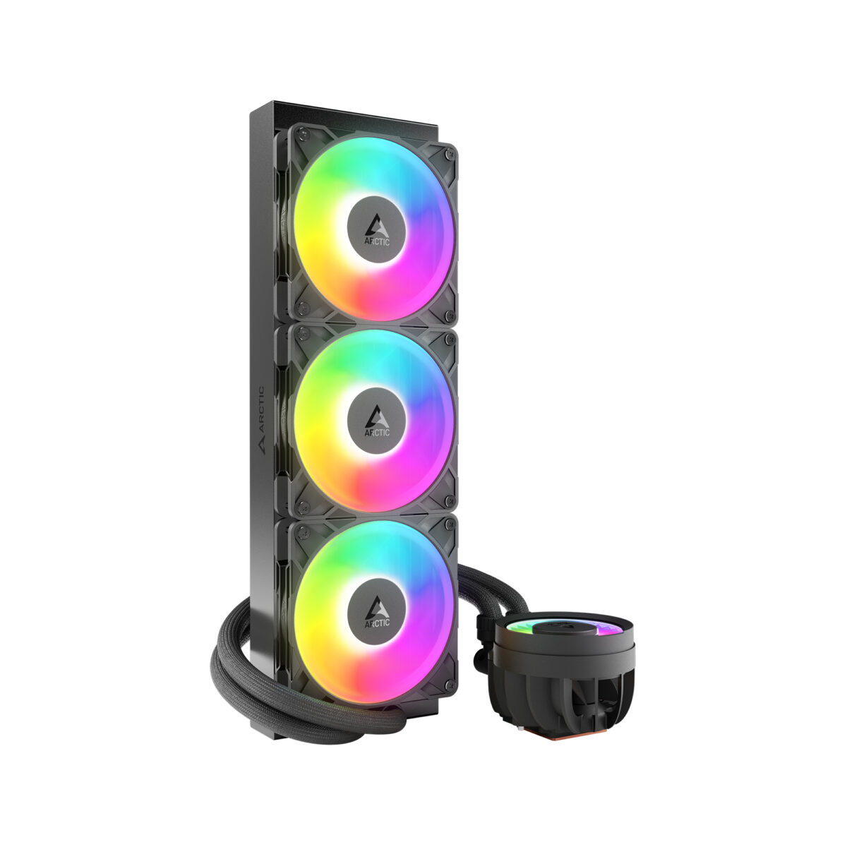 Arctic Liquid Freezer III Pro 360 A-RGB Black –  Improved AIO CPU Water Cooler 1700,1851,AM4,AM5