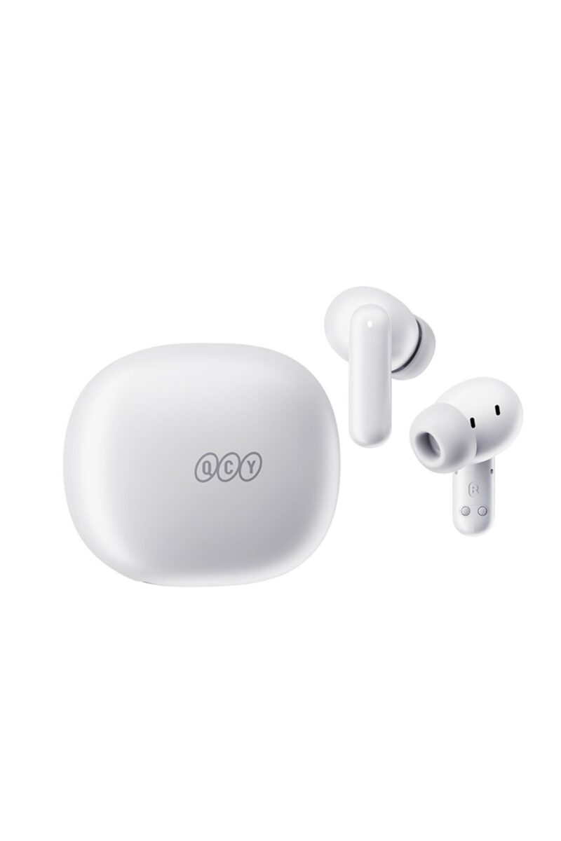 QCY Melobuds N30 (HT16) ANC White – SBC/AAC IPX4 TWS Earbuds w. Natural Transparency Mode & A.I. ENC