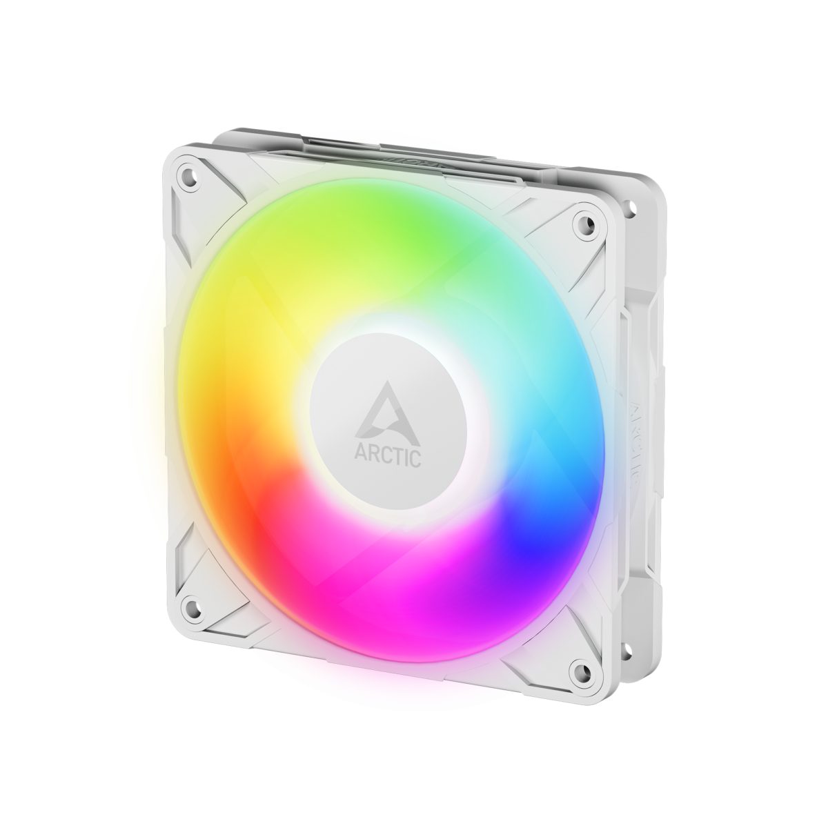 Arctic P12 Pro A-RGB (White)  – 3 Pack – PWM 120mm Case Fan Value Pack – max 3000 RPM – PWM regulate