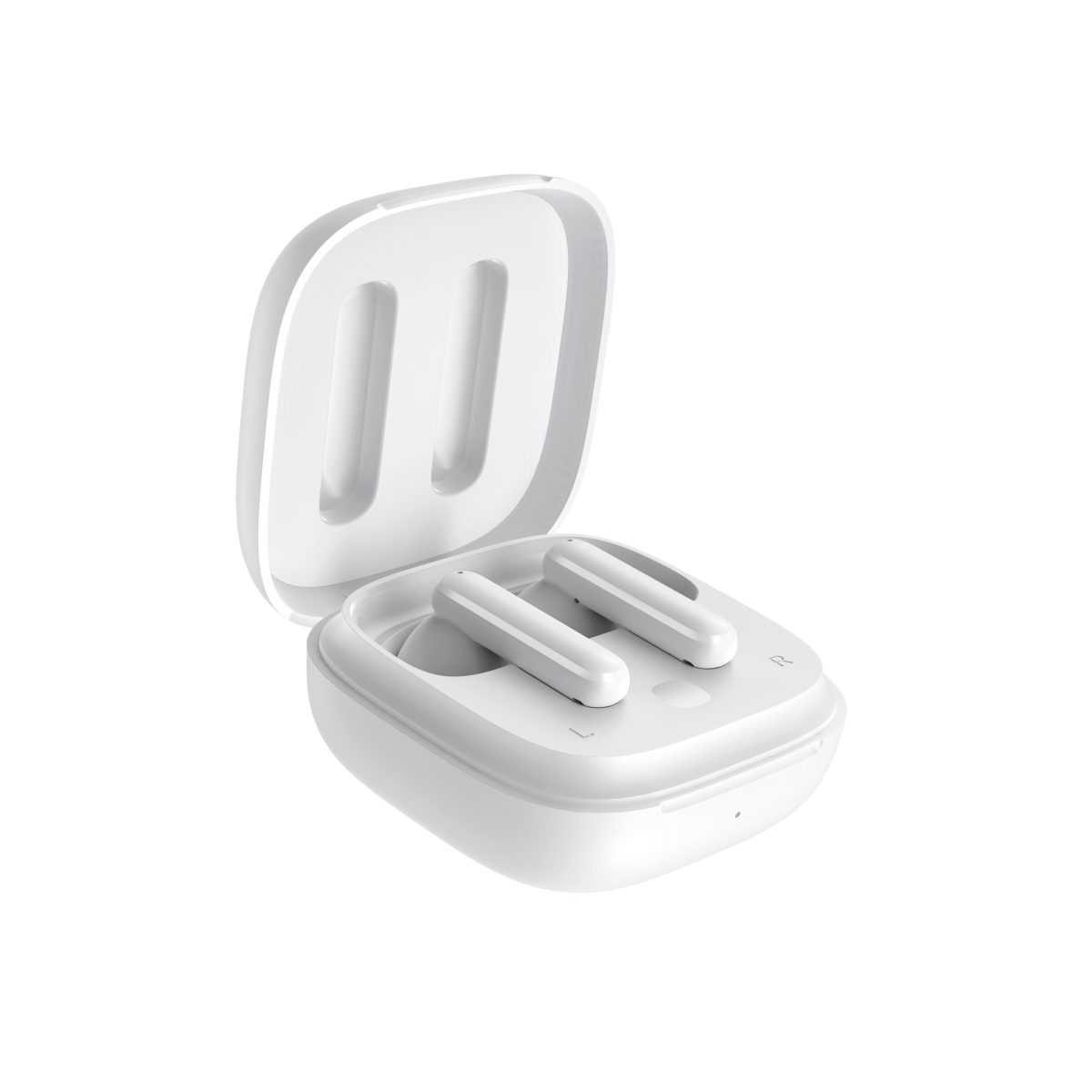 QCY T13 ANC White – TWS 10mm Dynamic Driver, 4-mic 28dB ANC, Bluetooth 5.3, 7hr-30hr, 75ms latency