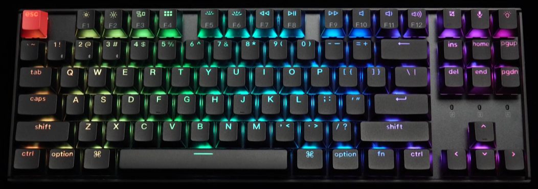Keychron K8 Max (K8M-B4) QMK Wireless Mechanical Keyboard Banana Switch RGB 80% US Layout