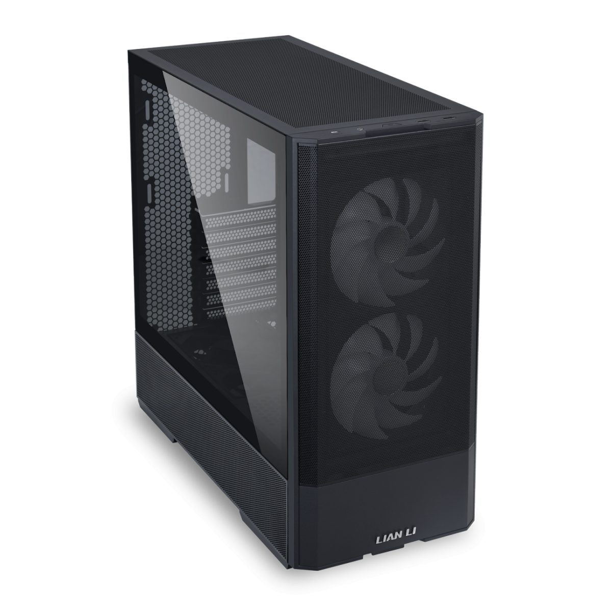 Lian Li LANCOOL 207 Black – ATX PC Case (4 FANS) 2 x front 140 ARGB PWM & 2  bottom 120 PWM reverse