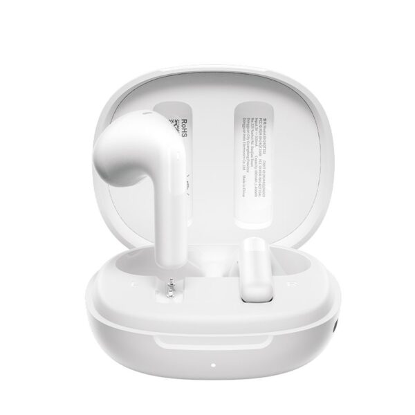 QCY AilyBuds E10 White Hires Audio LDAC Semi-Ear TWS 4mics ENC 13mm dynamic driver IPX4 35h - Image 4