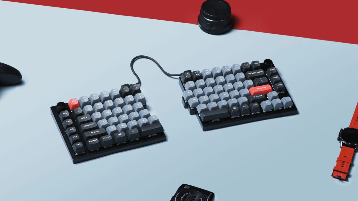 Keychron Q11 (Q11-M1) QMK Custom Mechanical Keyboard-Red Switch 75% US Layout 3 την υποστήριξη QMK/VIA και τη μοναδική σχεδίαση