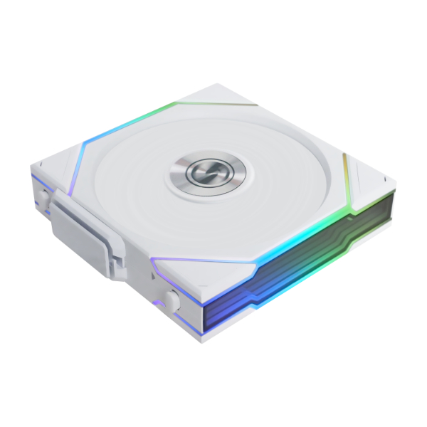 Lian Li UNI FAN TL-LCD Wireless Reverse 120 White (1pc) Case Fan 3 ο οποίος ρυθμίζει την ταχύτητα και το φωτισμό RGB. Αυτός ο ελεγκτής συνδέεται είτε σε μια εξωτερική θύρα USB είτε σε μια εσωτερική κεφαλίδα USB.