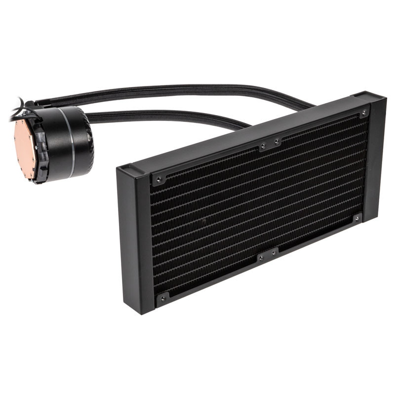 Kolink Umbra Void AIO 240mm Performance ARGB CPU Water Liquid Cooler 3 κορυφαία υλικά κατασκευής και ανεμιστήρες Kolink Umbra Void SP ARGB PWM. Μαζί